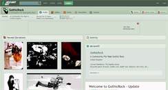 Desktop Screenshot of gothicrock.deviantart.com