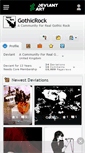 Mobile Screenshot of gothicrock.deviantart.com