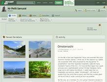Tablet Screenshot of mr-petit-samurai.deviantart.com
