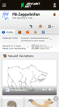 Mobile Screenshot of pb-zeppelinfan.deviantart.com
