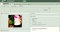 Desktop Screenshot of chibitoaster.deviantart.com