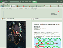 Tablet Screenshot of korilin.deviantart.com