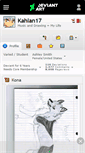 Mobile Screenshot of kahlan17.deviantart.com