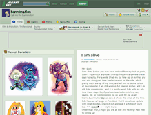 Tablet Screenshot of bunnimation.deviantart.com