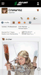 Mobile Screenshot of crismarvaz.deviantart.com