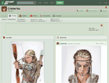 Tablet Screenshot of crismarvaz.deviantart.com