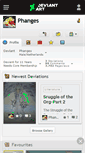 Mobile Screenshot of phanges.deviantart.com