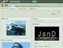 Tablet Screenshot of jand.deviantart.com