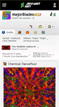 Mobile Screenshot of majorblades.deviantart.com