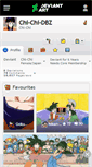Mobile Screenshot of chi-chi-dbz.deviantart.com