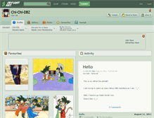 Tablet Screenshot of chi-chi-dbz.deviantart.com