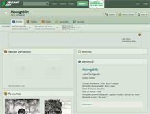 Tablet Screenshot of moongoblin.deviantart.com