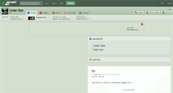 Desktop Screenshot of cedar-star.deviantart.com