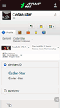 Mobile Screenshot of cedar-star.deviantart.com