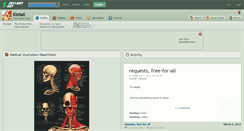 Desktop Screenshot of kintall.deviantart.com