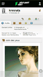 Mobile Screenshot of kresnata.deviantart.com