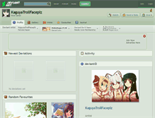 Tablet Screenshot of kaguyatrollfaceplz.deviantart.com