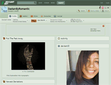 Tablet Screenshot of dastardlyromantic.deviantart.com