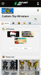 Mobile Screenshot of custom-toy-nirvana.deviantart.com
