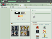Tablet Screenshot of custom-toy-nirvana.deviantart.com