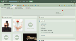 Desktop Screenshot of fetishartist.deviantart.com