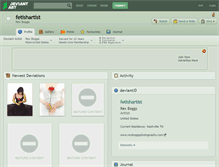 Tablet Screenshot of fetishartist.deviantart.com
