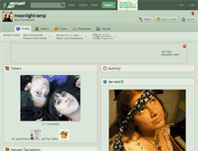 Tablet Screenshot of moonlightvamp.deviantart.com