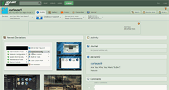 Desktop Screenshot of curiouso9.deviantart.com