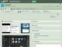 Tablet Screenshot of curiouso9.deviantart.com