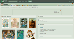 Desktop Screenshot of junket.deviantart.com