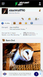 Mobile Screenshot of alexwolff90.deviantart.com