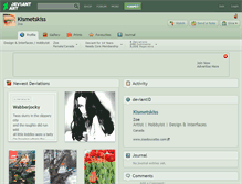 Tablet Screenshot of kismetskiss.deviantart.com
