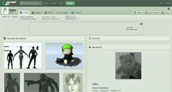 Desktop Screenshot of hybx.deviantart.com