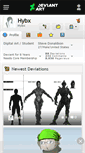 Mobile Screenshot of hybx.deviantart.com