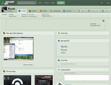 Tablet Screenshot of flywin.deviantart.com