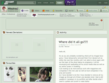 Tablet Screenshot of missanaj.deviantart.com