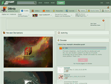 Tablet Screenshot of dbirdy.deviantart.com