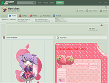 Tablet Screenshot of marr-chan.deviantart.com