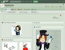 Tablet Screenshot of mizuhara-kon.deviantart.com
