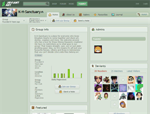 Tablet Screenshot of k-h-sanctuary.deviantart.com