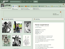 Tablet Screenshot of lamirage.deviantart.com