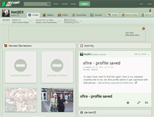 Tablet Screenshot of kenji03.deviantart.com