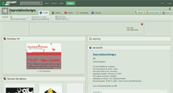 Desktop Screenshot of depredationdesigns.deviantart.com
