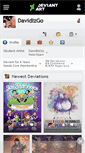 Mobile Screenshot of davidizgo.deviantart.com