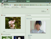 Tablet Screenshot of david-cz.deviantart.com