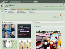 Tablet Screenshot of everylastword.deviantart.com