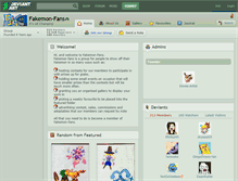 Tablet Screenshot of fakemon-fans.deviantart.com