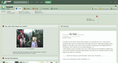 Desktop Screenshot of kylaxie.deviantart.com