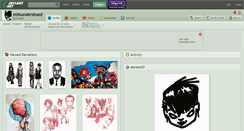 Desktop Screenshot of miisunderstood.deviantart.com