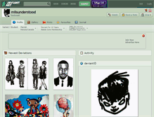 Tablet Screenshot of miisunderstood.deviantart.com